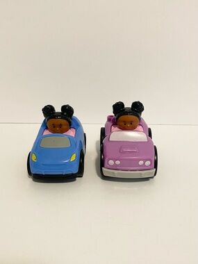 4/$20 Fisher Price Wheelies Car Little People Lot Race Boy Girl Chunky Toddler 🛑
